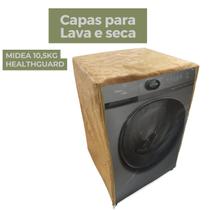 Capa para lava e seca midea 10,5kg healthguard transparente flex Capa para lava e seca midea 10,5kg healthguard transparente flex