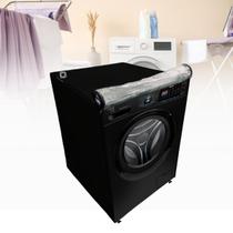 Capa para lava e seca midea 11kg preta transparente