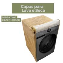 Capa para lava e seca midea 13kg healthguard impermeável flex