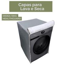 Capa para lava e seca midea 13kg healthguard impermeável flex