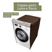 Capa para lava e seca samsung 11kg wd11m impermeável flex Capa para lava e seca samsung 11kg wd11m impermeável flex