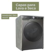 Capa para lava e seca samsung 11kg wd11t transparente flex