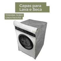 Capa para lava e seca toshiba 11kg greatwaves impermeável flex