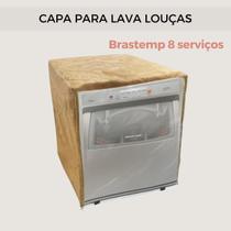 capa para lava louça brastemp 8 serviços transparente flex