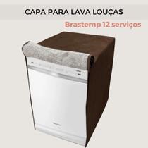 Capa para lava louças brastemp 12 serviços impermeável flex