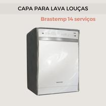 Capa para lava louças brastemp 14 serviços transparente flex