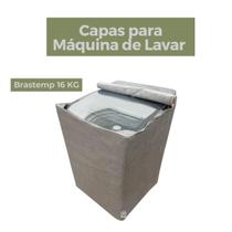 Capa para lavadora brastemp 16kg impermeável flex