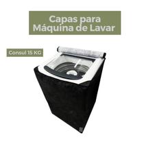 Capa para lavadora consul 15kg impermeável flex - Capas Flex