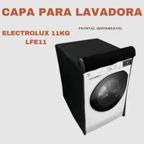Capa para lavadora electrolux 11kg lfe11 impermeável flex