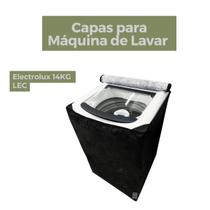 Capa para lavadora electrolux 14kg led impermeável flex