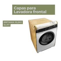 Capa para lavadora frontal britânia 10,2kg blr11 impermeável flex