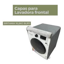 Capa para lavadora frontal britânia 10,2kg blr11 impermeável flex Capa para lavadora frontal britânia 10,2kg blr11 impermeável flex