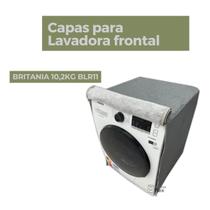 Capa para lavadora frontal britânia 10,2kg blr11 impermeável flex