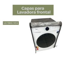 Capa para lavadora frontal lg 13kg vc4 transparente flex