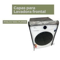 CAPA PARA LAVADORA FRONTAL PHILCO 10kg PLR10B TRANSPARENTE FLEX