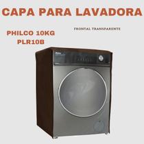 CAPA PARA LAVADORA FRONTAL PHILCO 10kg PLR10B TRANSPARENTE FLEX