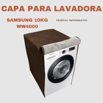 Capa para lavadora samsung 10kg ww4000 impermeável flex Capa para lavadora samsung 10kg ww4000 impermeável flex