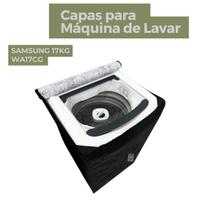 Capa para lavadora samsung 17kg wa17cg impermeável flex