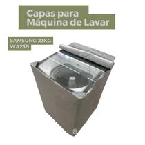 Capa para lavadora samsung 23kg wa23b impermeável flex