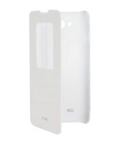 Capa para LG L90 dual protetora quick window branca