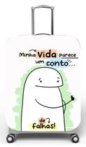 Capa para mala de viagem G, medidas max C48x A75 x P29cm Flork Conto de Falhas