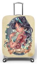 Capa para mala de viagem G, medidas max C48x A75 x P29cm Princesa Arabia Capa para mala de viagem G, medidas max C48x A75 x P29cm Princesa Arabia