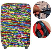 Capa para Mala de Viagem G Reutilizável e Lavável Estampa Moderna e Material Durável