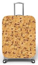 Capa para mala de viagem M, medidas max C40x A59 x P27cm Cookie Gotas de Chocolate