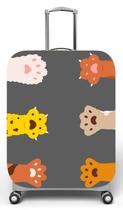 Capa para mala de viagem M, medidas max C40x A59 x P27cm Estampa Patas de Gatos Capa para mala de viagem M, medidas max C40x A59 x P27cm Estampa Patas de Gatos