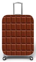 Capa para mala de viagem P Onboard, medidas max C35x A55 x P23cm Barra de Chocolate - Deluzz