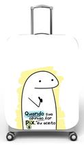 Capa para mala de viagem P Onboard, medidas max C35x A55 x P23cm Flork opinião pix Capa para mala de viagem P Onboard, medidas max C35x A55 x P23cm Flork opinião pix