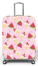 Capa para mala de viagem P Onboard, medidas max C35x A55 x P23cm Sorvete e Melancia Capa para mala de viagem P Onboard, medidas max C35x A55 x P23cm Sorvete e Melancia