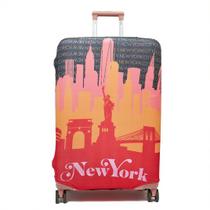 Capa para Mala de Viagem Protetora Anti-Risco New York Tamanho:Pequena Capa para Mala de Viagem Protetora Anti-Risco New York Tamanho:Pequena