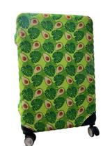 Capa para Mala Tamanho M Estampa Abacate Tropical Capa para Mala Tamanho M Estampa Abacate Tropical