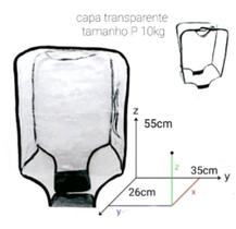 Capa para mala transparente plastica tamanho P 10KL M 23KL G 28KL GG32KL Capa para mala transparente plastica tamanho P 10KL M 23KL G 28KL GG32KL