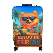 Capa Para Mala Viagem Bagagem Segura Estanpada Pet Cachorro