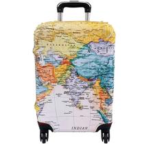 Capa para Mala Viagem Mapa