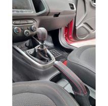 Capa para manopla de câmbio Manual + Freio de Mão Chevrolet Ônix Spin Prisma Cobalt