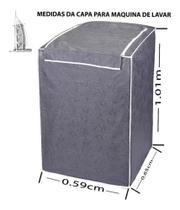 Capa Para Maquina De Lavar 7, 8 E 9 Kg Capa Para Maquina De Lavar 7, 8 E 9 Kg