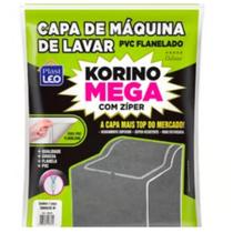 Capa Para Máquina De Lavar Com Ziper M PVC Flanelado - kaeka