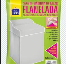 Capa Para Maquina De Lavar Flanelada Lisa P Plast Leo