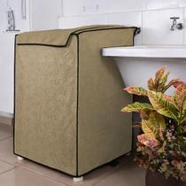 Capa para Máquina de Lavar Roupa com Zíper material sintético Resistente