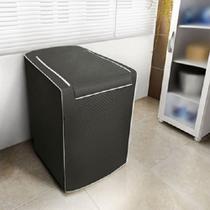 Capa para Máquina de Lavar Roupas Adomes M3004 Tampa com zíper 12 a 16 KG Café Capa para Máquina de Lavar Roupas Adomes M3004 Tampa com zíper 12 a 16 KG Café