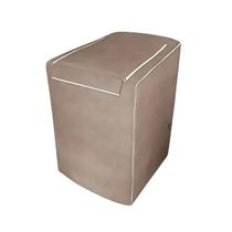 Capa para Máquina de Lavar Roupas - C/ Zíper - 12Kg a 18Kg - Bege Fosco - Adomes