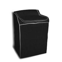 Capa Para Máquina De Lavar Roupas Flanelada Pequena Cinza Someway