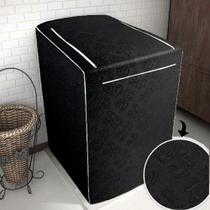 Capa Para Máquina De Lavar Roupas Preto Marcas 7kg 8kg 9kg Capa Para Máquina De Lavar Roupas Preto Marcas 7kg 8kg 9kg