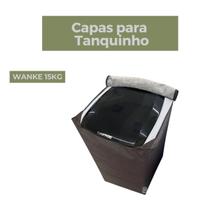 Capa para maquina de lavar roupas semiautomática wanke 15kg impermeável flex