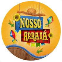 Capa Para Mini Painel Redondo 50x50 Tema São João Arraiá Decoração Festa Junina Sistema Veste Fácil Capa Para Mini Painel Redondo 50x50 Tema São João Arraiá Decoração Festa Junina Sistema Veste Fácil