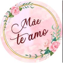 Capa Para Mini Painel Redondo Dia das Mães Decoração em Casa Festa Pequena Sistema Veste Fácil