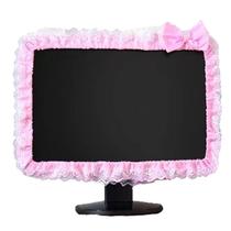 Capa para monitor de computador ALHBEJT Lovely Cute Pink 23-26"